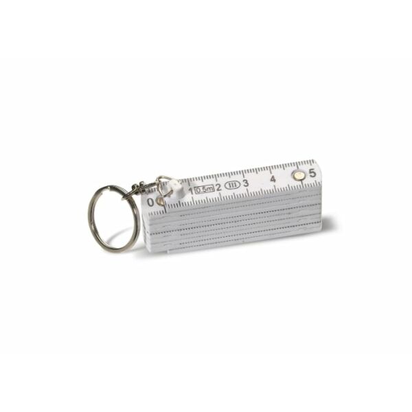 Mini foldable ruler with keyring 0.5m