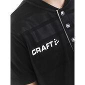 PRO CONTROL BUTTON JERSEY JR BLA/WHI 122