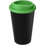 Americano® Eco 350 ml gerecyclede drinkbeker - Zwart/Groen