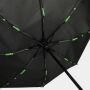 Stormvaste, automatisch te openen- en sluiten pocketparaplu STREETLIFE lichtgroen, zwart
