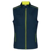navy/fluorescent yellow