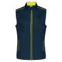 Damesgilet DayToDay navy/fluorescent yellow 3XL