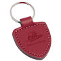 Sleutelhanger P02777, Leder, Rood