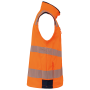 Gerecycled softshell met afneembare mouwen Hi Viz Orange / Navy XS