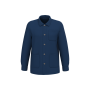Verwassen ecologische uniseks workerjack Washed Indigo 3XL