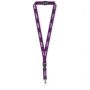 Afneembare polyester keycord met reflecterende draden
