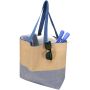 Rhythm stro-tassen, grote draagtas met ritssluiting, 21 liter - Oceaanblauw Rhythm stro-tassen, grote draagtas met ritssluiting, 21 liter - Oceaanblauw
