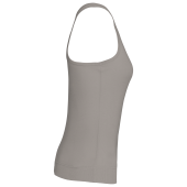 Angelina - Dames Racerback Light Grey L