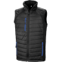 Black compass gewatteerde softshell bodywarmer Black / Royal Blue 4XL Black compass gewatteerde softshell bodywarmer Black / Royal Blue 4XL