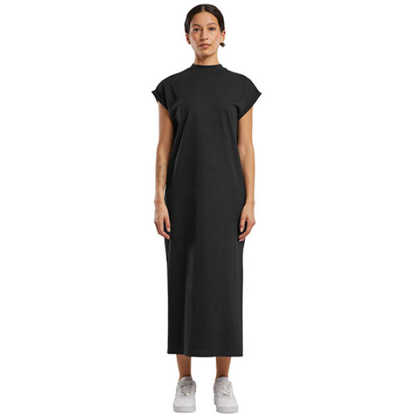 Ladies Long Extended Shoulder Dress