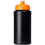 Baseline gerecyclede sportfles van 500 ml - Zwart/Oranje
