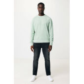 Iqoniq Kruger gerecycled katoen relaxed sweater, iceberg green (XXXL)