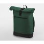 ROLL-TOP BACKPACK, BOTTLE GREEN, One size, BAG BASE