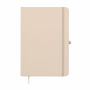 ARCOLOOP - A5 gerecycled PU notitieboek - Gebroken Wit