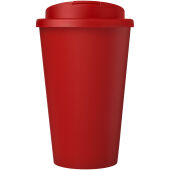 Americano® Eco 350 ml gerecyclede beker met spill-proof deksel - Rood