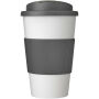 Americano® 350 ml geïsoleerde beker met handvat - Wit/Grijs Americano® 350 ml geïsoleerde beker met handvat - Wit/Grijs