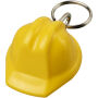 Kolt hard hat-shaped recycled keychain - Yellow