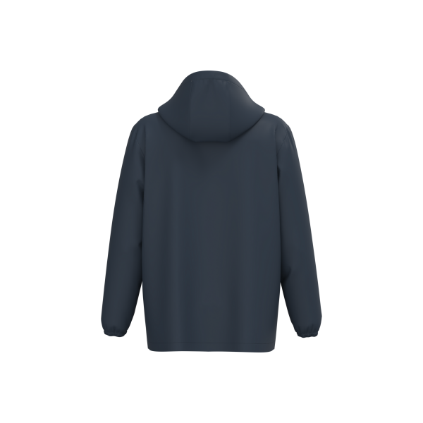 Ecologische waterdichte uniseks windbreaker met kwartrits Navy Blue 3XL Ecologische waterdichte uniseks windbreaker met kwartrits Navy Blue 3XL