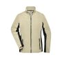 Ladies' Workwear Fleece Jacket - STRONG - stone/black S