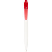 Transparant rood/Wit