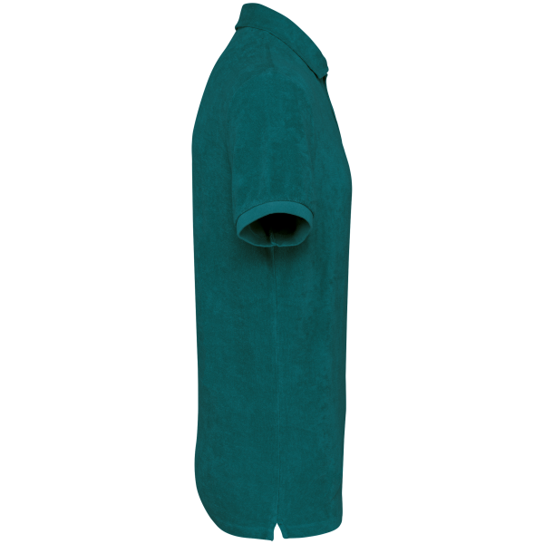 Ecologische badstof herenpolo Peacock Green XS Ecologische badstof herenpolo Peacock Green XS