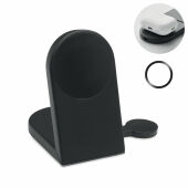 ELASTI - Opvouwbare 3-in-1 lader 15W - Zwart