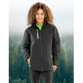 Black Compass Padded Winter Jacket - Black/Royal - 3XL