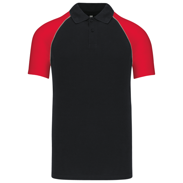 Polo baseball Black / Red L Polo baseball Black / Red L