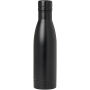 Vasa 500 ml RCS-gecertificeerde gerecyclede roestvrijstalen koperen vacuümgeïsoleerde fles - Zwart