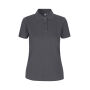 Polo shirt | stretch | women - Charcoal, XS Polo shirt | stretch | women - Charcoal, XS
