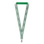 Polyester keycord met reflecterende overlay Polyester keycord met reflecterende overlay