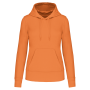Ecologische damessweater met capuchon Light Orange XS