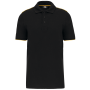 Contrasterende polo Day To Day korte mouwen Black / Yellow 3XL