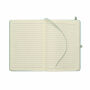 ARCOLOOP - A5 gerecycled PU notitieboek - Mintgroen