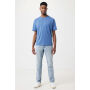IQONIQ Teide gerecycled katoen t-shirt, heather blue (XXXL)