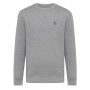 IQONIQ Etosha lichtgewicht gerecycled katoen sweater, light heather anthracite (XXXL)