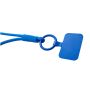 Tubyard lanyard telefoonhouder met elastische buis - Oceaanblauw