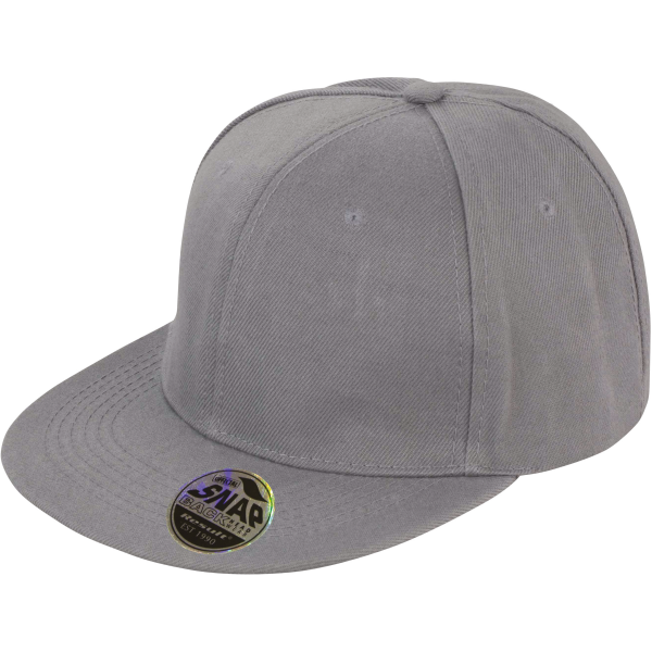 Bronx Original snapbackpet met platte klep Heather Grey One Size Bronx Original snapbackpet met platte klep Heather Grey One Size