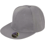 Bronx Original snapbackpet met platte klep Heather Grey One Size
