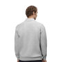 Polo sweatshirt | klassiek - Grijs gemêleerd, 4XL