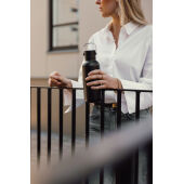 VINGA Cael RCS SS drinkfles 600ML, zwart