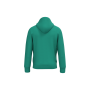 Ecologische uniseks sweater met capuchon Gemstone Green XS