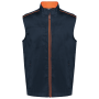 Gilet Day To Day Navy / Fluorescent Orange 3XL