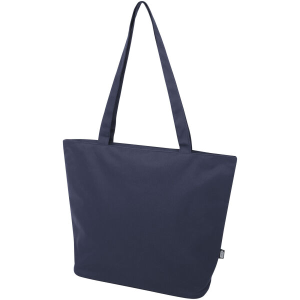 Panama GRS recycled zippered tote bag 20L - Navy