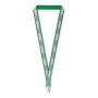 Polyester keycord met reflecterende overlay Polyester keycord met reflecterende overlay
