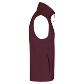 Bodywarmer van microfleece heren Wine 5XL