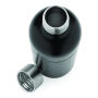 Soda RCS gecertificeerde gerecycled rvs drinkfles, zwart