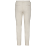 Ecologische enkellange chinobroek dames Ivory 46 FR