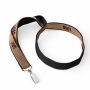 Zeefdruk lanyard van kurk en polyester Zeefdruk lanyard van kurk en polyester