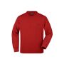 Men's Round Sweat Pocket red 3XL